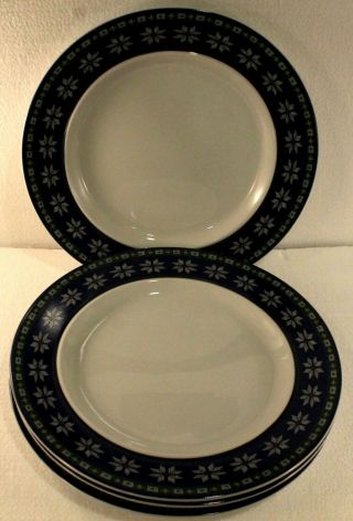 Dansk Snowfall Dinner Plates Set Of 4 11 1/8 "