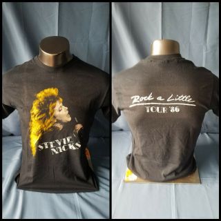 Rare Vintage Stevie Nicks Rock A Little 1986 Concert Tour Shirt Large Fleetwood