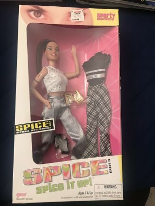Rare Vintage Spice Girls Sporty Spice Doll 1998 Spice It Up - Melanie C