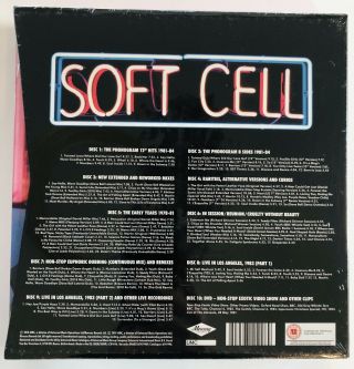 SEALED/NEW Soft Cell (Marc Almond) - Keychains & Snowstorms Box Set CD DVD 3