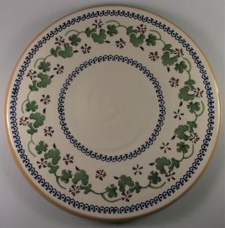 Nicholas Mosse Pottery Geranium Round Platter 14 " - Ireland -