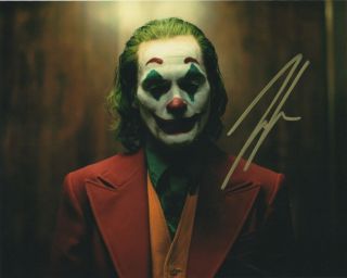 Joaquin Phoenix Joker Signed Autographed 8x10 Photo J632