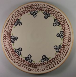 Nicholas Mosse Pottery Garland Red Round Platter 14 " - Ireland -