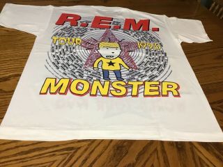 Rem Teeshirt Sz Xl 1995 Monster Tour