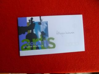 Robyn Nevin Signed Arts First Day Cover