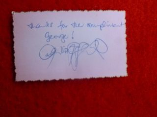Actor Louis Fitz - Gerald Hand Signed Card