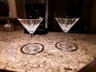 Waterford Crystal Lismore Martini Glasses Set Of 2