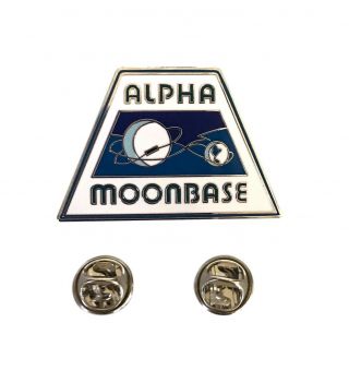 Space 1999 Alpha Moonbase Enamel Metal Pin Cosplay