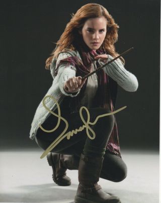 Emma Watson Harry Potter Signed Autographed 8x10 Photo E226