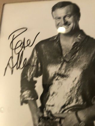 Peter Allen Autographed Photo 8 X 10 Framed Matted authenticated 5