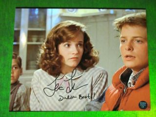 Lea Thompson Hand Signed Autograph With Quote 8x10 Photo Back To The Future