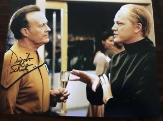 Star Trek Voyager Autographed Photo Dwight Schultz (reginald Barclay)