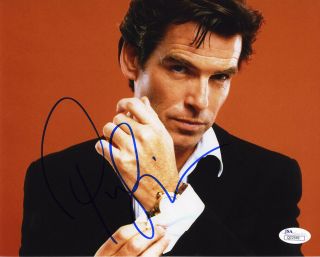 Pierce Brosnan James Bond Signed Autographed 8x10 Photo Jsa