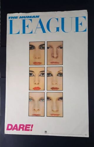 The Human League Dare 1982 Prom0 Poster,  24x36