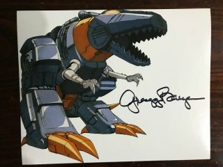 Transformers Animated (grimlock) Autographed Photo Gregg Berger