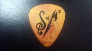 Metallica and San Francisco Symphony S&M2 Night 2 Guitar Pick Gold,  Rare 2