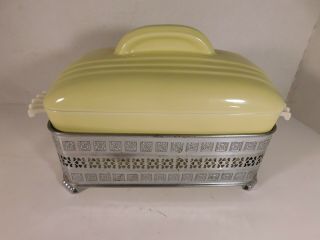 Vintage Art Deco Westinghouse By Hall Refrigerator Dish 5064 With Carrier