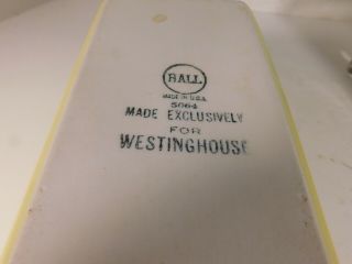 Vintage Art Deco Westinghouse by Hall Refrigerator Dish 5064 with Carrier 7