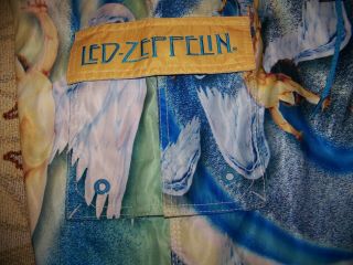 Vintage LED ZEPPELIN SWAN SONG LP Dragonfly Swim Trunks Surf Board Shorts 33 5