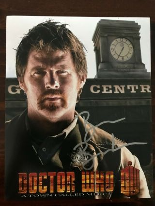 Doctor Who Autographed Photo Ben Browder (a Town Called Mercy)