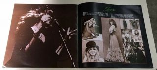 Fleetwood Mac 1977 Rumours Tour Concert Program Tour Book Stevie Nicks Pre Owned