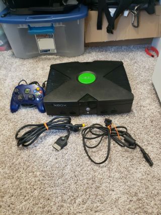 And Origanal Xbox With All Cords And A Xbox Controller S
