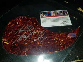 Garth Brooks Signed Autographed Guitar Pick Guard With Pic Country