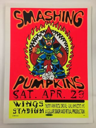 Smashing Pumpkins Poster 1994: Wings Stadium |