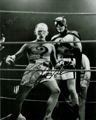 Frank Gorshin Hand Signed Autographed 8x10 Photo The Riddler? Boxing Batman Jsa
