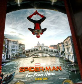 Spider :man Far From Home (2019) Tom Holland 27 X 40 Ds Poster 2 Sided