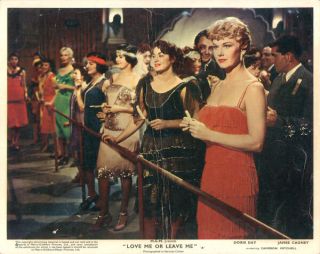 Love Me Or Leave Me Lobby Card Doris Day In Sexy Red Dress