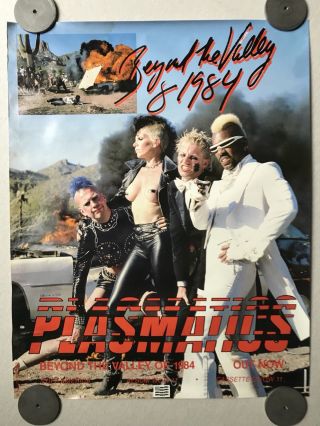 Plasmatics Poster,  Beyond The Valley Of 1984,  Stiff America 1981,  Rolled,  22x28