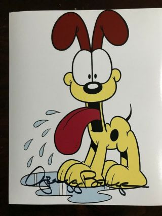 Garfield Animated (odie) Autographed Photo Gregg Berger