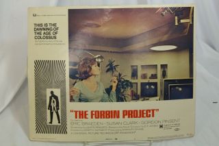 Colossus The Forbin Project 8 Lobby Cards Eric Braeden Susan Clark