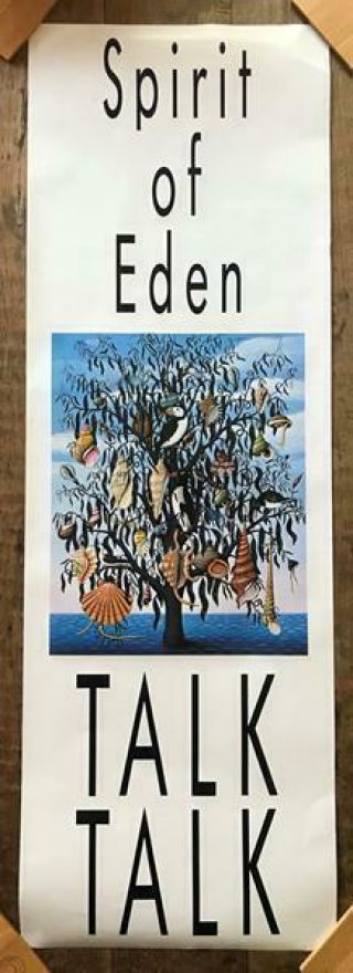 Talk Talk Spirit Of Eden Vintage 2 - Sided Promo 12x36 Poster Mark Hollis Rare