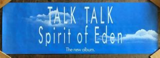 TALK TALK Spirit of Eden Vintage 2 - Sided Promo 12x36 Poster Mark Hollis RARE 2