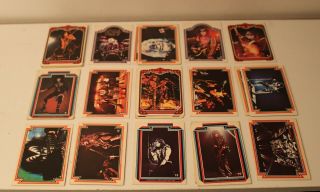Kiss Trading Cards Set 1978 Donruss Series 1 2 & 3 165 Cards Total Aucoin