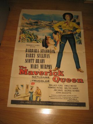 The Maverick Queen 1sh Movie Poster