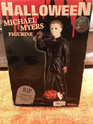 Rare Spencers 2001 Halloween Michael Myers 13 " Le Figurine W/box