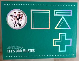 Bts 3rd Muster Army.  Zip,  Dvd 3 Disc Full Set No Photo Card