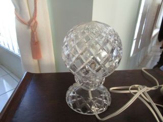 Vintage Bohemian Crystal Table Lamp Pristine