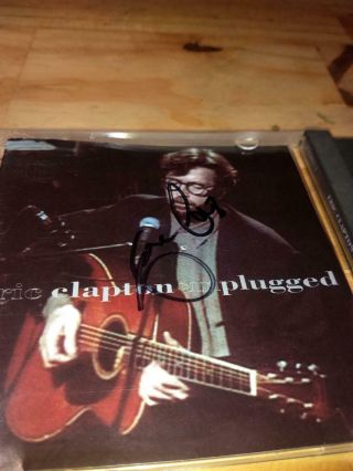 Eric Clapton Signed Cd Tom Petty Jeff Beck Yardbirds Zeppelin Who Srv Cream Tull