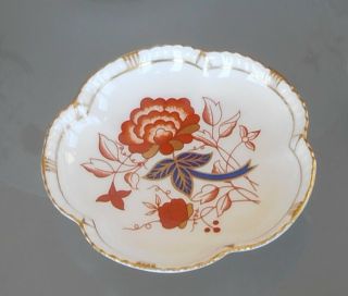 Royal Crown Derby (bali Pattern) Set Of 6 Tudor Rose Trays