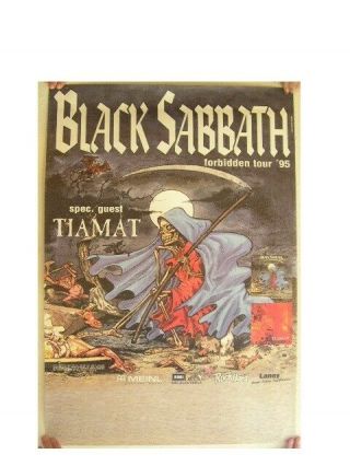 Black Sabbath German Concert Tour Poster Tony Iommi