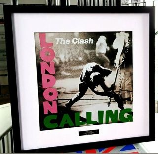 The Clash - Framed Album Cover - London Calling - Plaque - Certificate - Joe Strummer