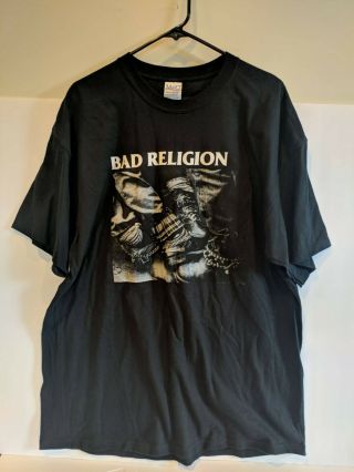 Bad Religion Punk Rock Band Vintage Shirt 80 - 85 Ep Autographed Signed Sz Xl