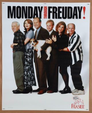 Frasier 1997 Paramount Poster 24x30 Rolled