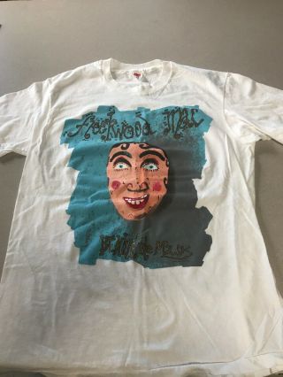 Vtg Vintage Fleetwood Mac 1990 Behind The Mask U S Tour Concert T - Shirt Sz Large