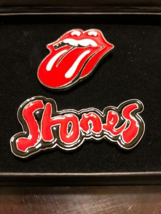 Rolling Stones " No Filter Tour " 2019 Official Limited Edition Enamel Pin Set