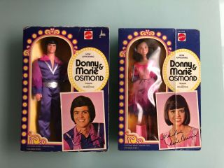 Donny And Marie Osmond Doll Set In Boxes